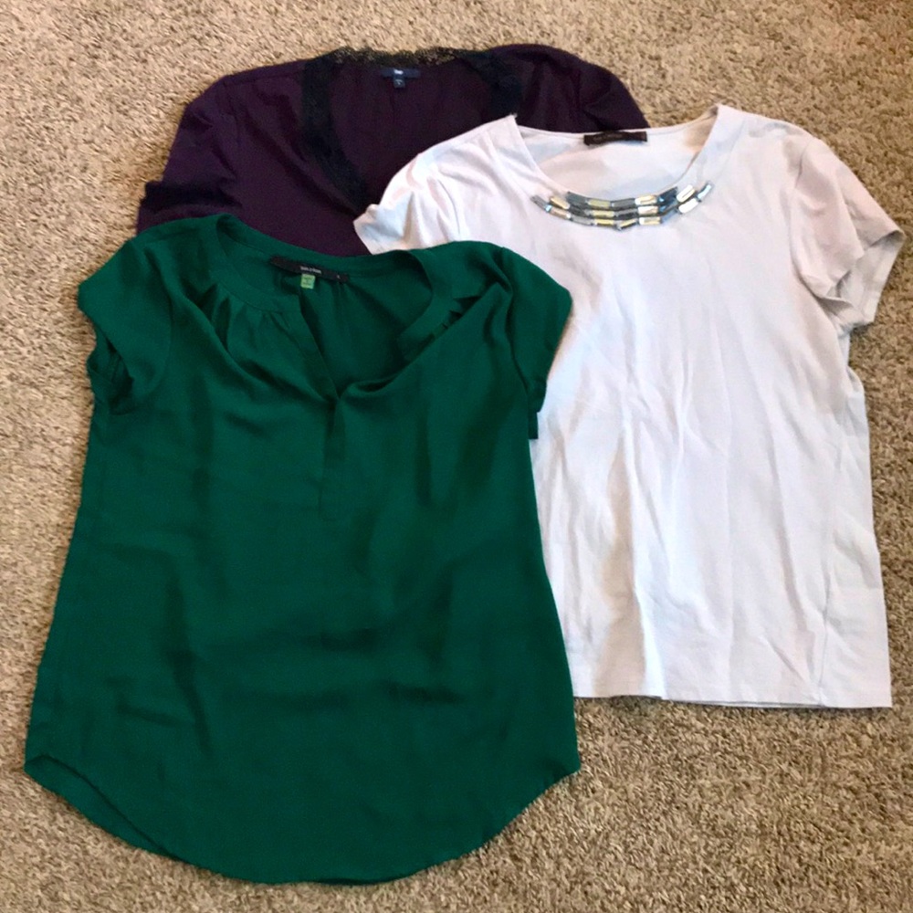 Lot of 3 size large tops